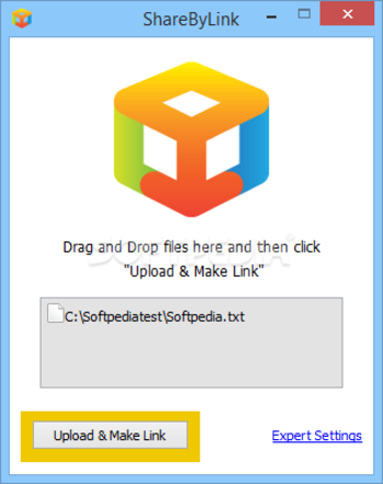 ShareByLink screenshot