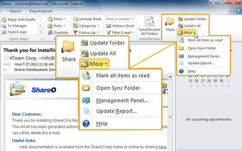 ShareO for Outlook screenshot 2