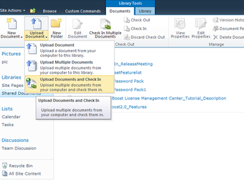 SharePoint Batch Check In screenshot 2