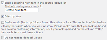 SharePoint Cross-Site Lookup screenshot 2