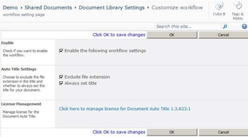 SharePoint Document Auto Title screenshot 2