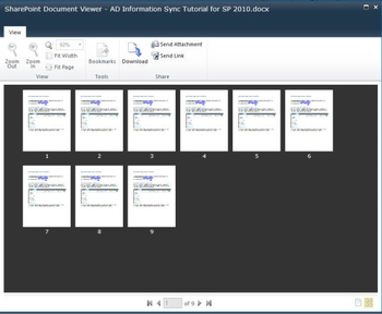 SharePoint Document Viewer screenshot 3
