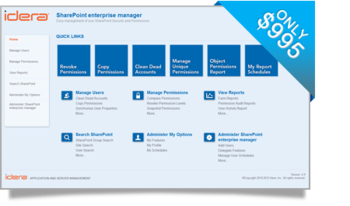 SharePoint Enterprise Manager screenshot