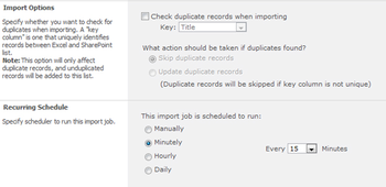 SharePoint Excel Import screenshot 3