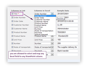 SharePoint Excel Import screenshot 4