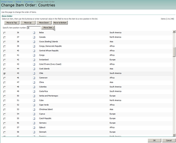 SharePoint List Item Ranking screenshot