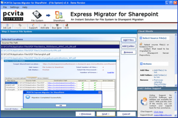 SharePoint Migrator screenshot