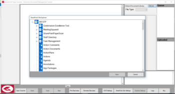 SharePoint Paper Scanner screenshot