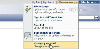 SharePoint Password Change & Expiration screenshot 2