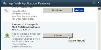 SharePoint Password Change & Expiration screenshot 2