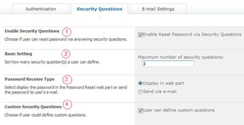 SharePoint Password Reset screenshot 2