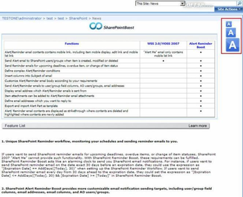 SharePoint Text Size Zoom screenshot 2