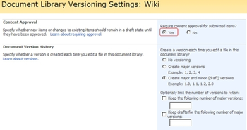 SharePoint Wiki Redirect screenshot