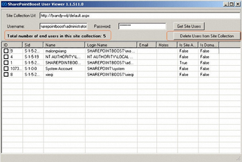 SharePointBoost End User Viewer Tool screenshot