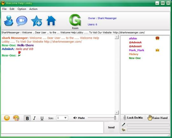 Shark Messenger screenshot