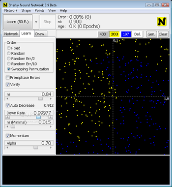 Sharky Neural Network screenshot 2