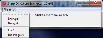 Sharp Dis-Chord Encryptor screenshot