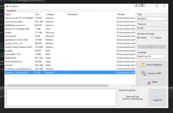 SharpBoot screenshot
