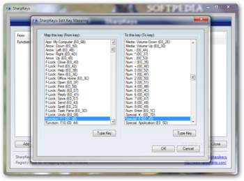 SharpKeys screenshot 2