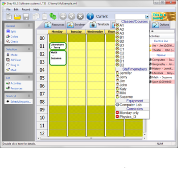 ShaySchedulerPro screenshot