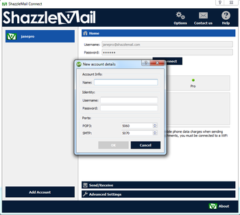 ShazzleMail Connect screenshot