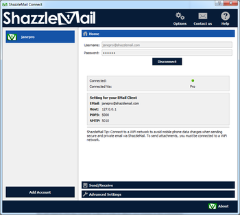 ShazzleMail Connect screenshot 2