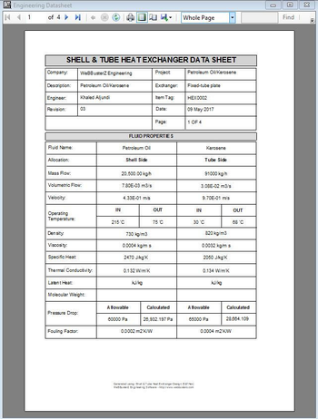 Shell and Tube Heat Exchanger Design screenshot 5