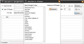 ShellBox screenshot