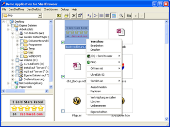 ShellBrowser Components Delphi Edition screenshot 2