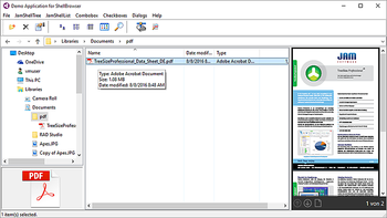 ShellBrowser Components Delphi Edition screenshot 3