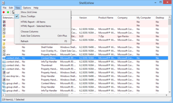 ShellExView screenshot 4