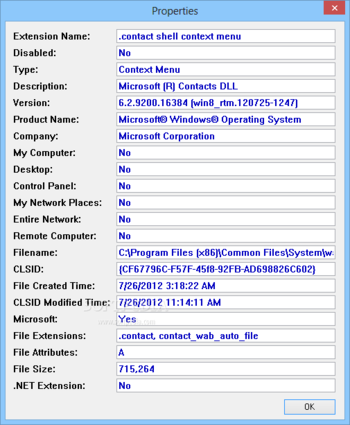 ShellExView screenshot 6