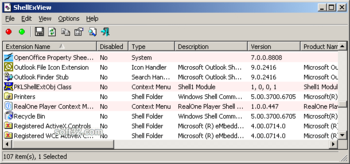 ShellExView screenshot 3