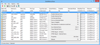 ShellMenuView screenshot