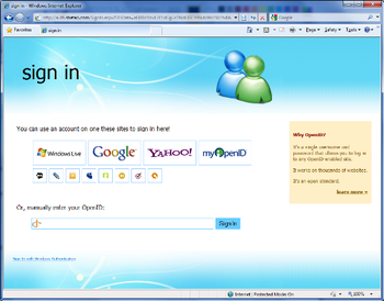Shetab SharePoint Live Authentication screenshot