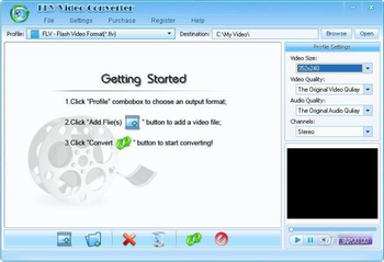 Shine FLV Video Converter screenshot 2