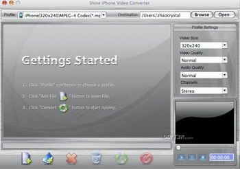 Shine iPhone Video Converter for MAC screenshot 3