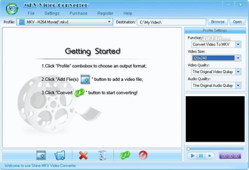 Shine MKV Video Converter screenshot 3