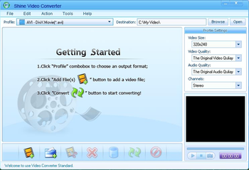 Shine Video Converter screenshot
