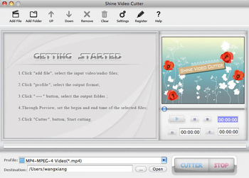 Shine Video Cutter for Mac screenshot