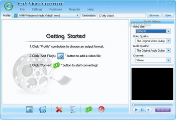 Shine WMV Video Converter screenshot 3