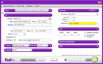 ShipRush for FedEx screenshot