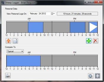 Shleep Logger screenshot 2
