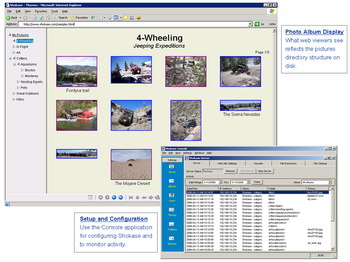 Shokase - Photo Album Server for IIS screenshot 2