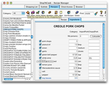 Shop N Cook Shopping List and Recipe screenshot 3