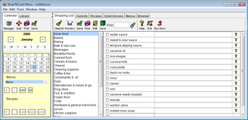 Shop'NCook Menu screenshot 2