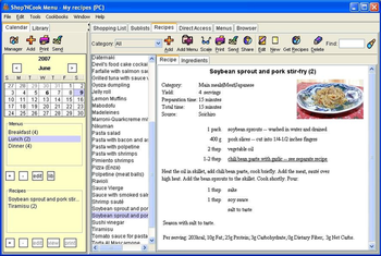 ShopNCook Menu - Meal Planning for Mac screenshot 2