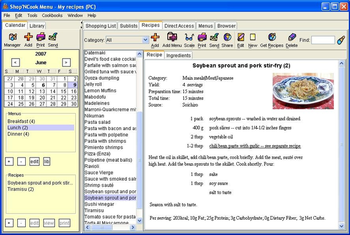ShopNCook Menu - Meal Planning Software screenshot 2