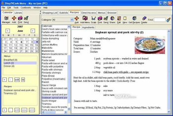 ShopNCook Menu - Meal Planning Software screenshot 3