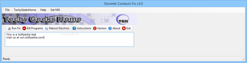 Shoretel Contacts Fix (formerly Shoretel Contacts Importer) screenshot